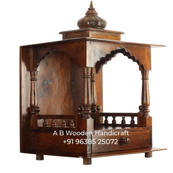 Beautiful Carved Golden Teakwood Temple