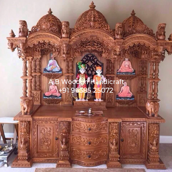 Swaminarayan Temple in Teakwood
