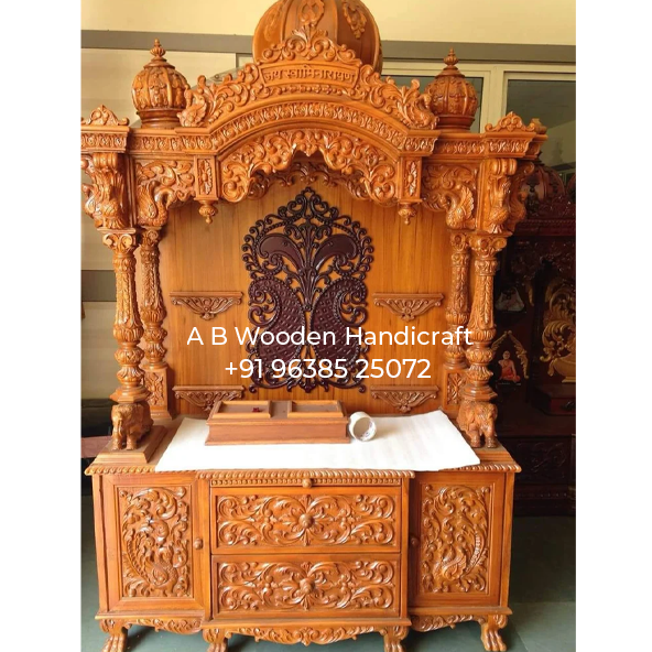 Teakwood Swaminarayan Temple for USA